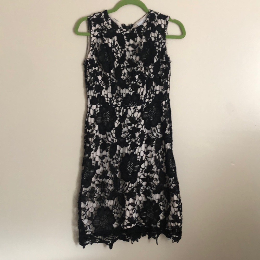 New York and Company Black Lace Dress